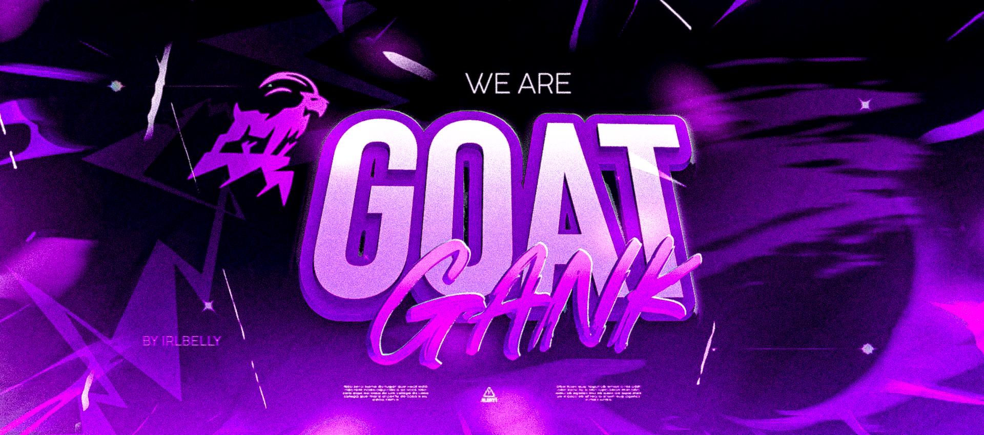 Discovery splash banner for Goat Gank Discord server