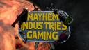 Discovery splash banner for Mayhem Industries Gaming Network Discord server