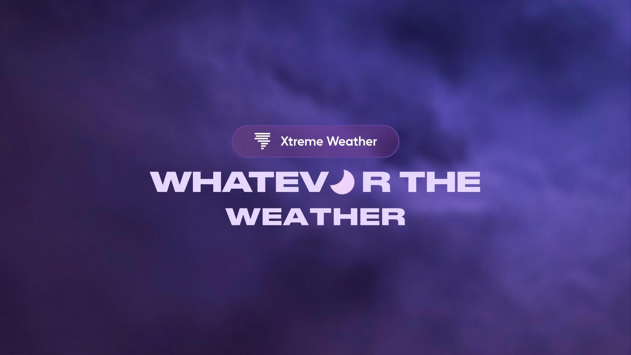 Discovery splash banner for Xtreme Weather Discord server