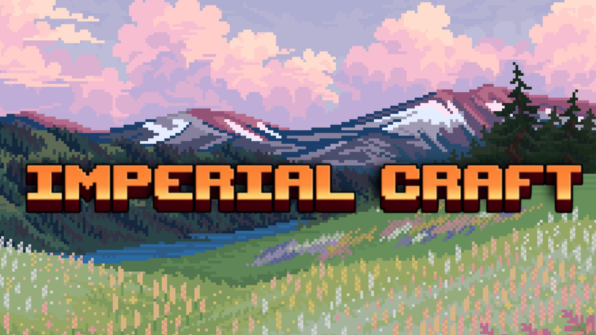 Discovery splash banner for Imperial Craft Discord server