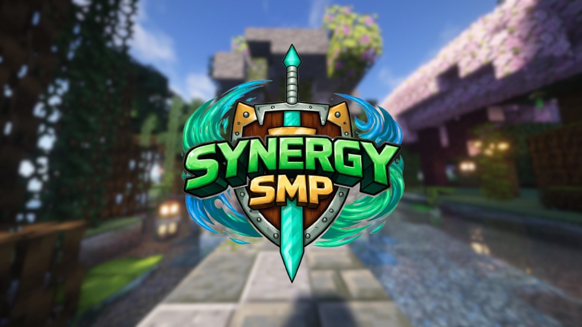 Discovery splash banner for SYNERGY SMP |Public Discord server