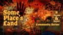 Discovery splash banner for SomePlace's Land Discord server