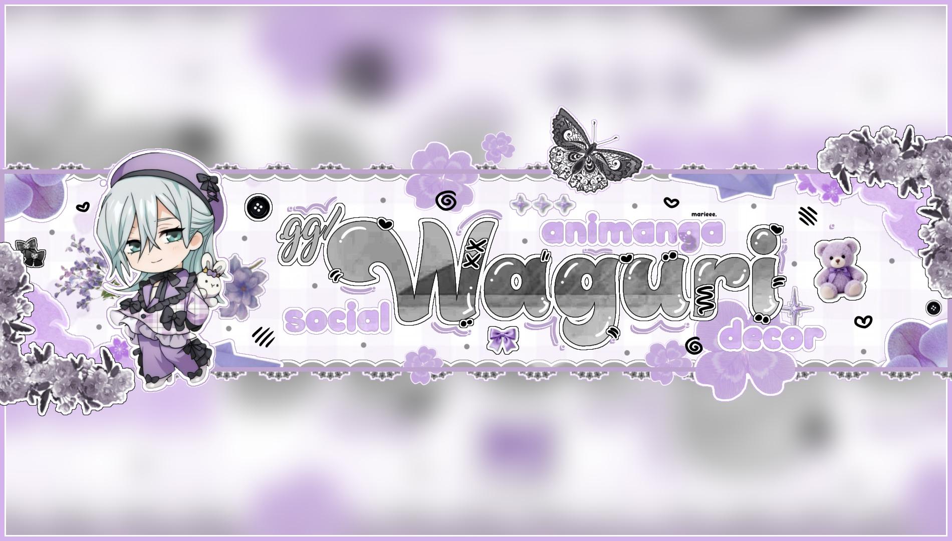 Discovery splash banner for κ° π¬ β κ± β§ γ wagurΡ β¦οΎ β ΰ³ β£ social β£ decor β£ animanga βΏβ Discord server