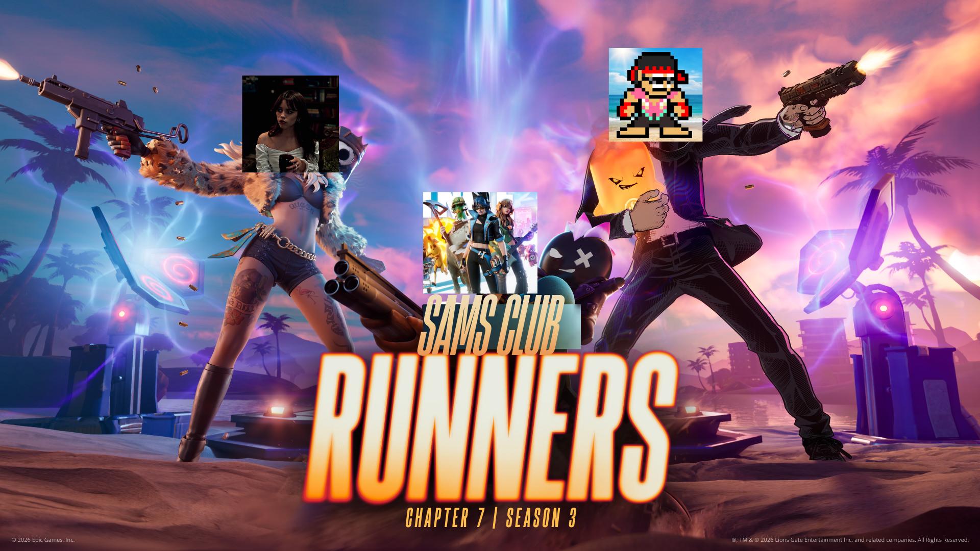 Discovery splash banner for Sam's Club Discord server