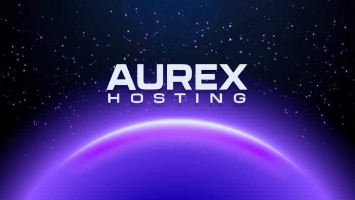 Discovery splash banner for Aurex Hosting™ Discord server