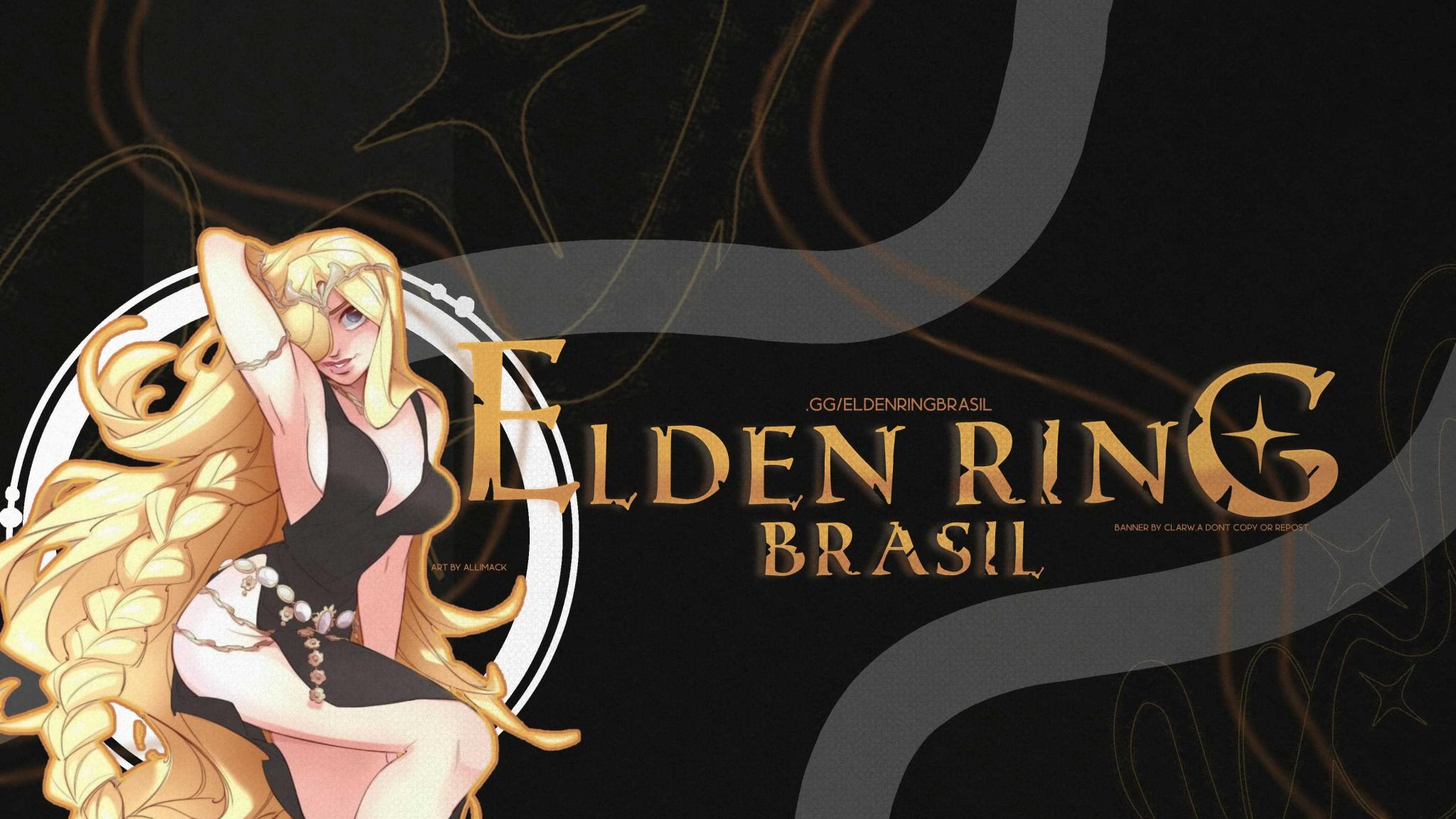 Discovery splash banner for Elden Ring Brasil ┃Nightreign・Dark Souls・Duskbloods・Mods Discord server