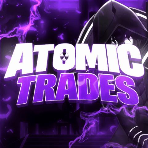 Discovery splash banner for ATOMIC TRADES | #15k Discord server