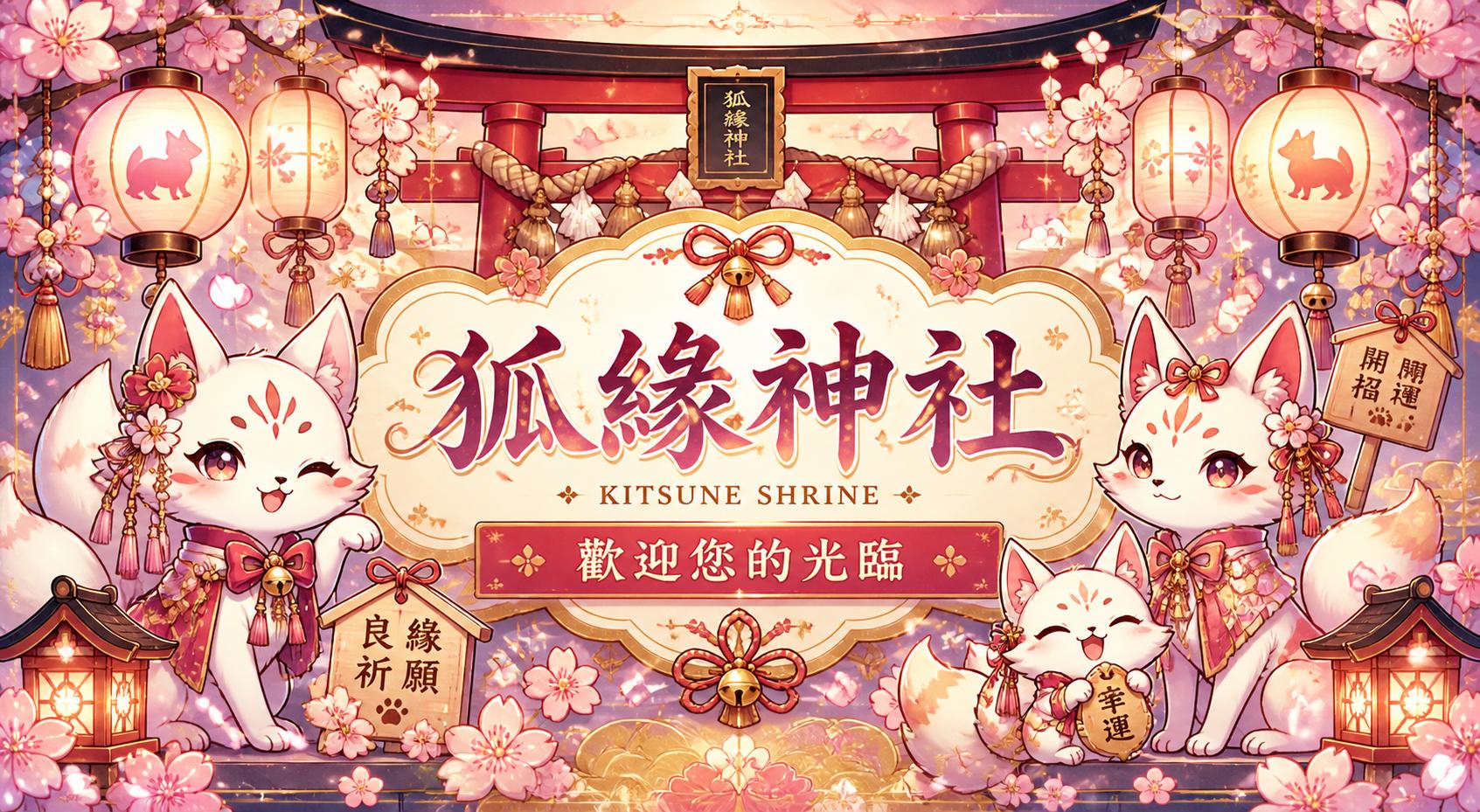 Discovery splash banner for 狐緣神社 𝐊𝐢𝐭𝐬𝐮𝐧𝐞 𝐒𝐡𝐫𝐢𝐧𝐞 Discord server