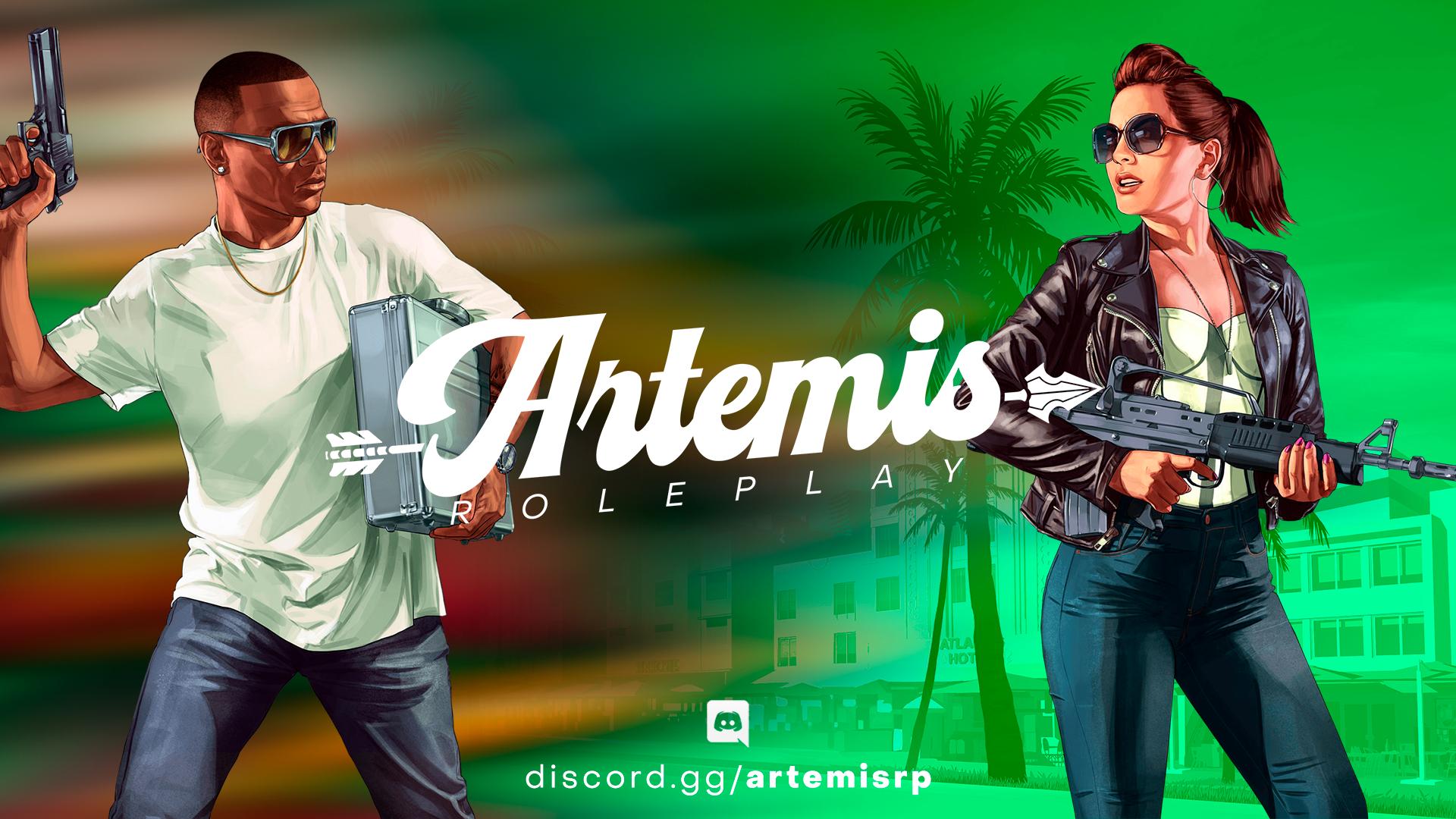 Discovery splash banner for ๐น ARTEMIS ROLEPLAY - NUOVA GESTIONE ๐น Discord server