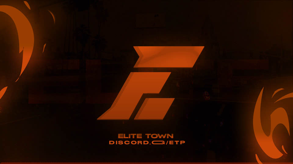 Discovery splash banner for Elite Town RP ™ . Discord server