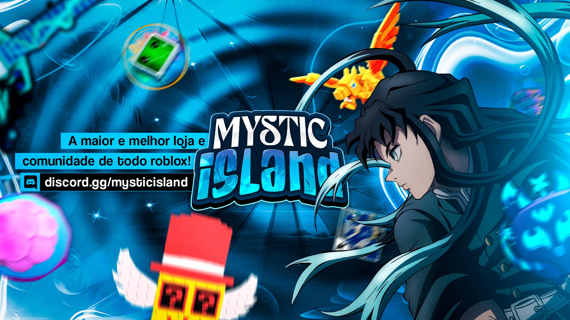 Discovery splash banner for 🏆 Mystic Island • Blox Fruits • Sailor Piece • Eventos Diários ⭐ Discord server