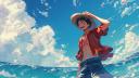 Discovery splash banner for Luffy Giveaways - Blox fruits - Free fruits Discord server