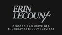 Discovery splash banner for Erin LeCount ♡ · °✩ Discord server