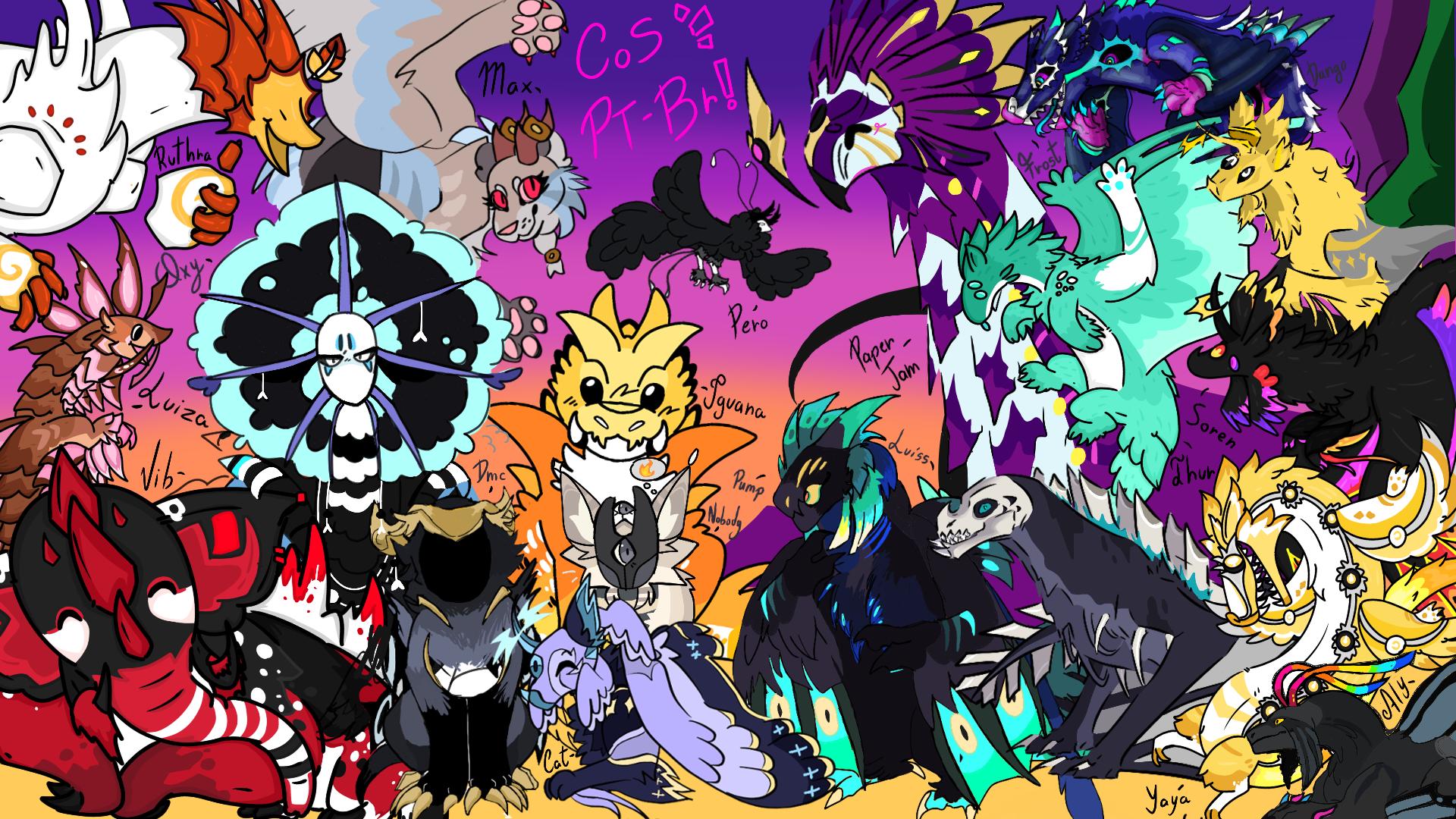 Discovery splash banner for Creatures of Sonaria PT/BR Discord server