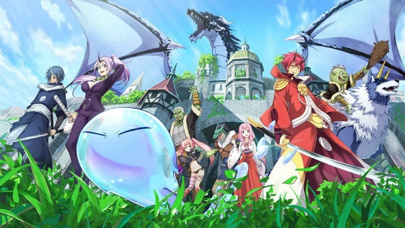 Discovery splash banner for Slime Throne | Tensura Discord server