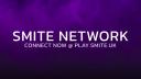 Discovery splash banner for Smite Network Discord server
