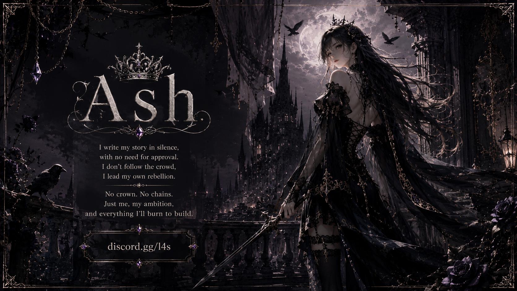 Discovery splash banner for Ash Discord server