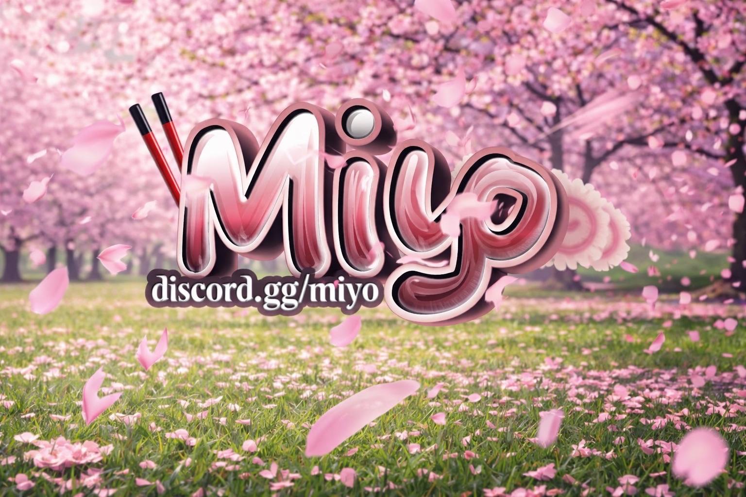Discovery splash banner for Miyo 🍁 #PSG Discord server