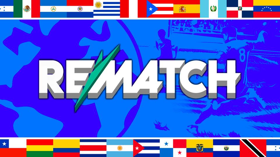 Discovery splash banner for Rematch en Español Discord server