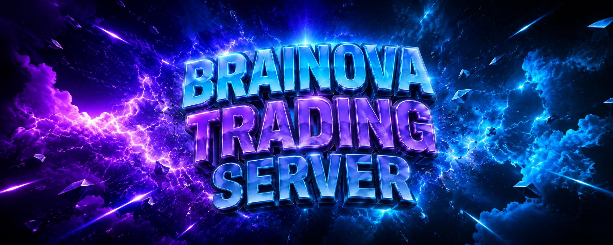 Discovery splash banner for Brainova | 5 Invites = 1 Garama Discord server