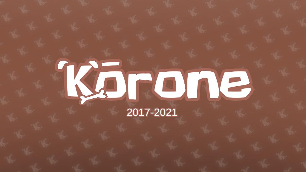 Discovery splash banner for Korone 2017 - 2021 Discord server