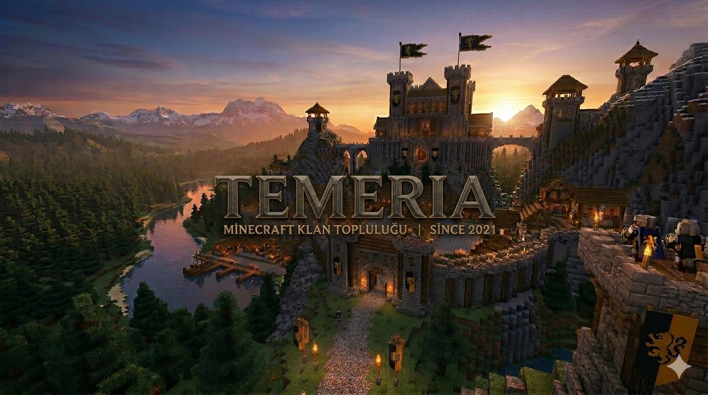 Discovery splash banner for TEMERIA Discord server