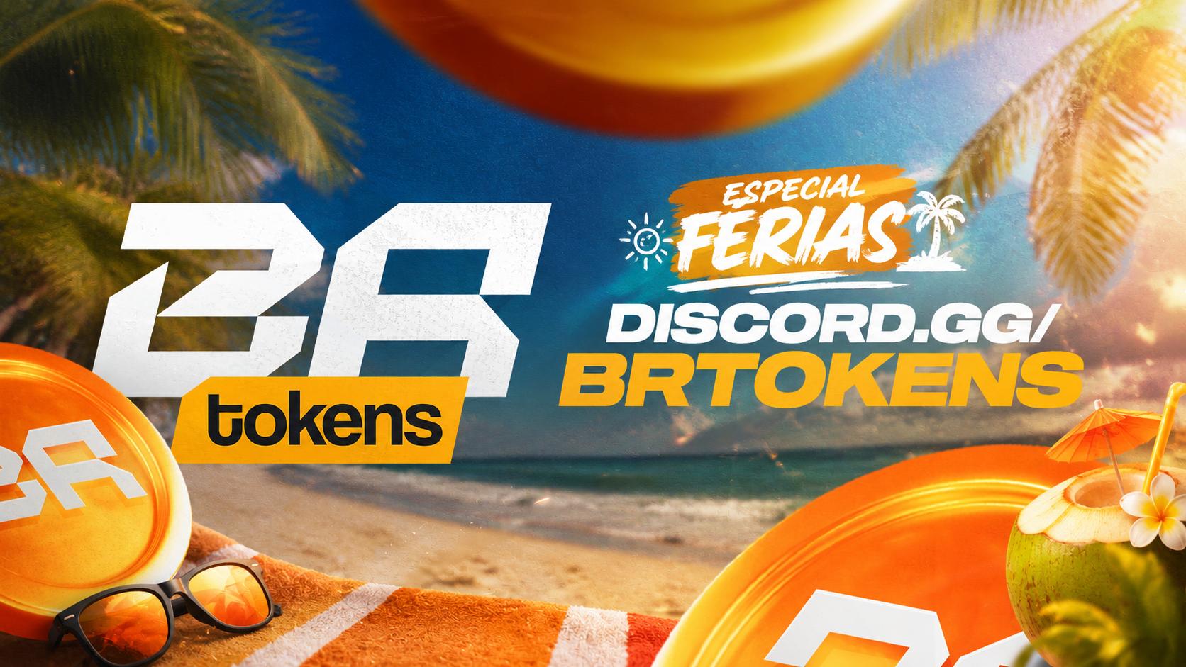 Discovery splash banner for BR TOKENS #15k Discord server