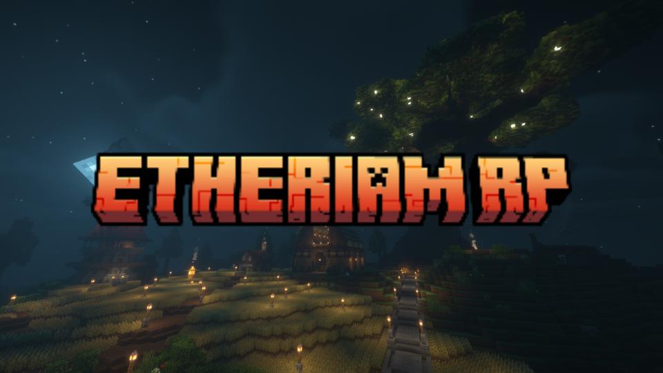 Discovery splash banner for Etheriam | MINECRAFT RP Discord server