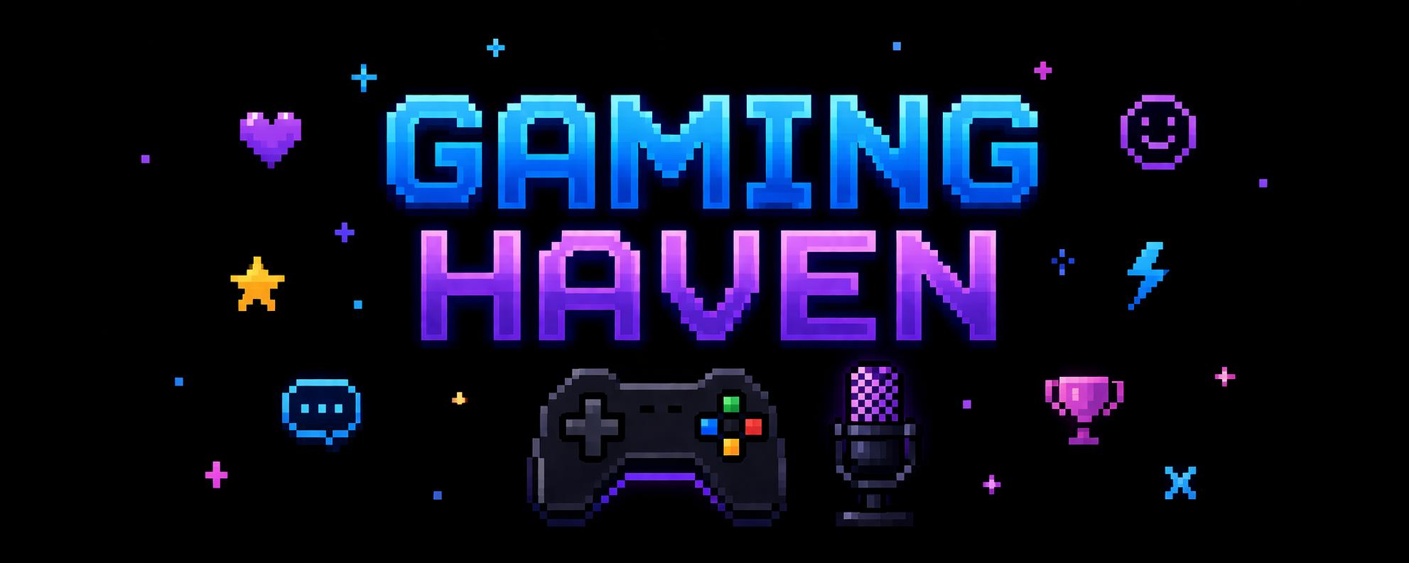 Discovery splash banner for 一═デ︻ • Gaming Haven • Socialize • VC • Tag • SFW Discord server