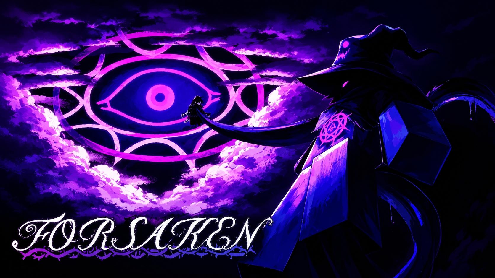 Discovery splash banner for Forsaken | Roblox Discord server