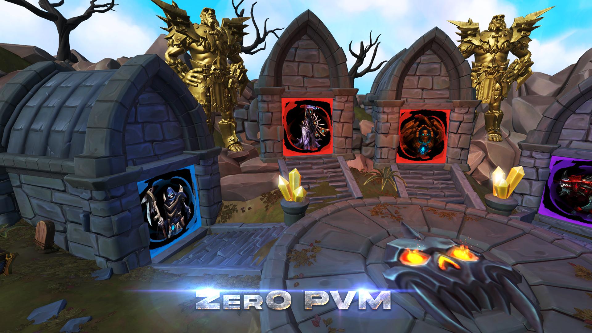 Discovery splash banner for Zer0 PvM Discord server