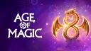 Discovery splash banner for Age of Magic Discord server