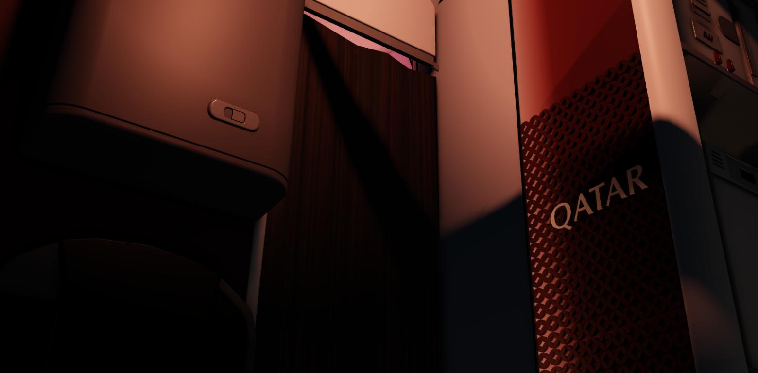 Discovery splash banner for Qatar Airways Discord server