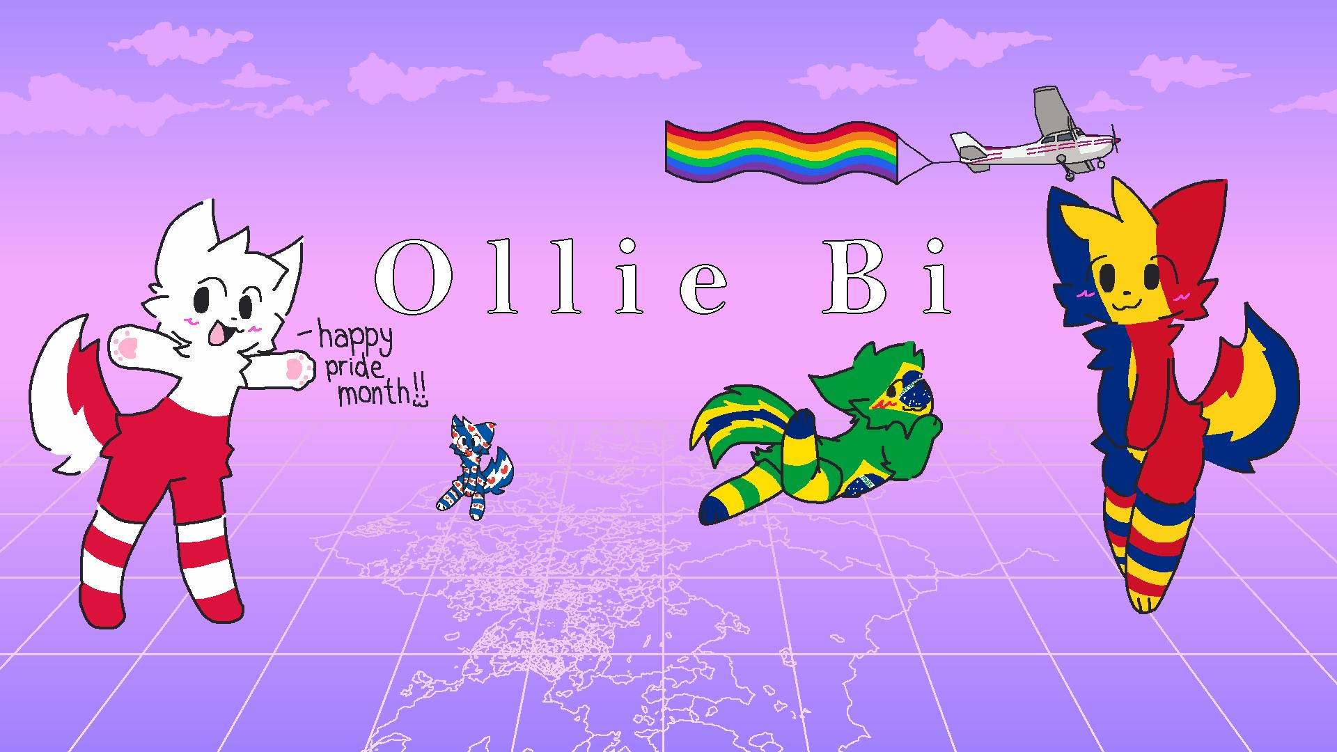Discovery splash banner for Ollie Bi Discord server