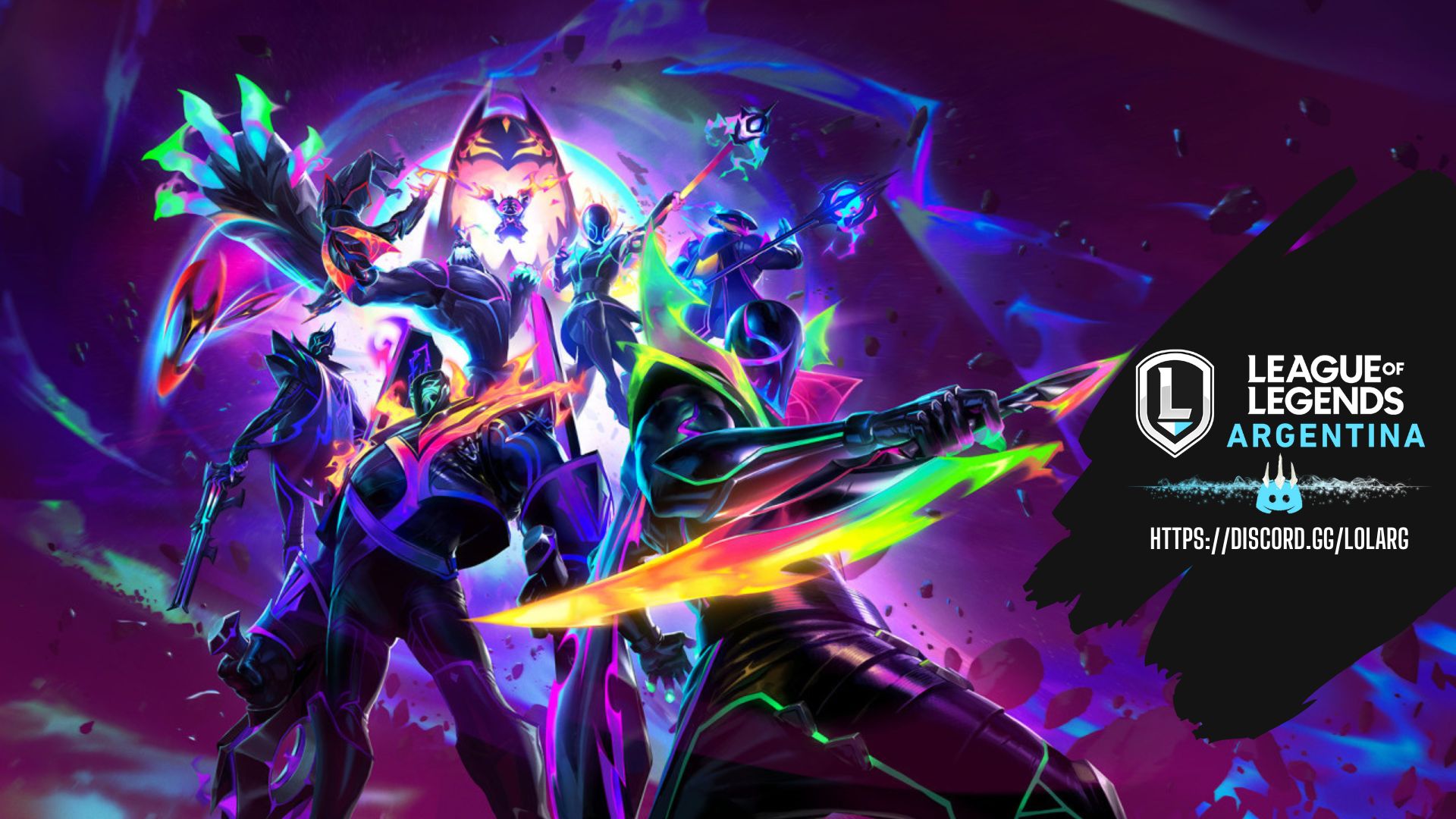 Discovery splash banner for LoL Argentina Discord server