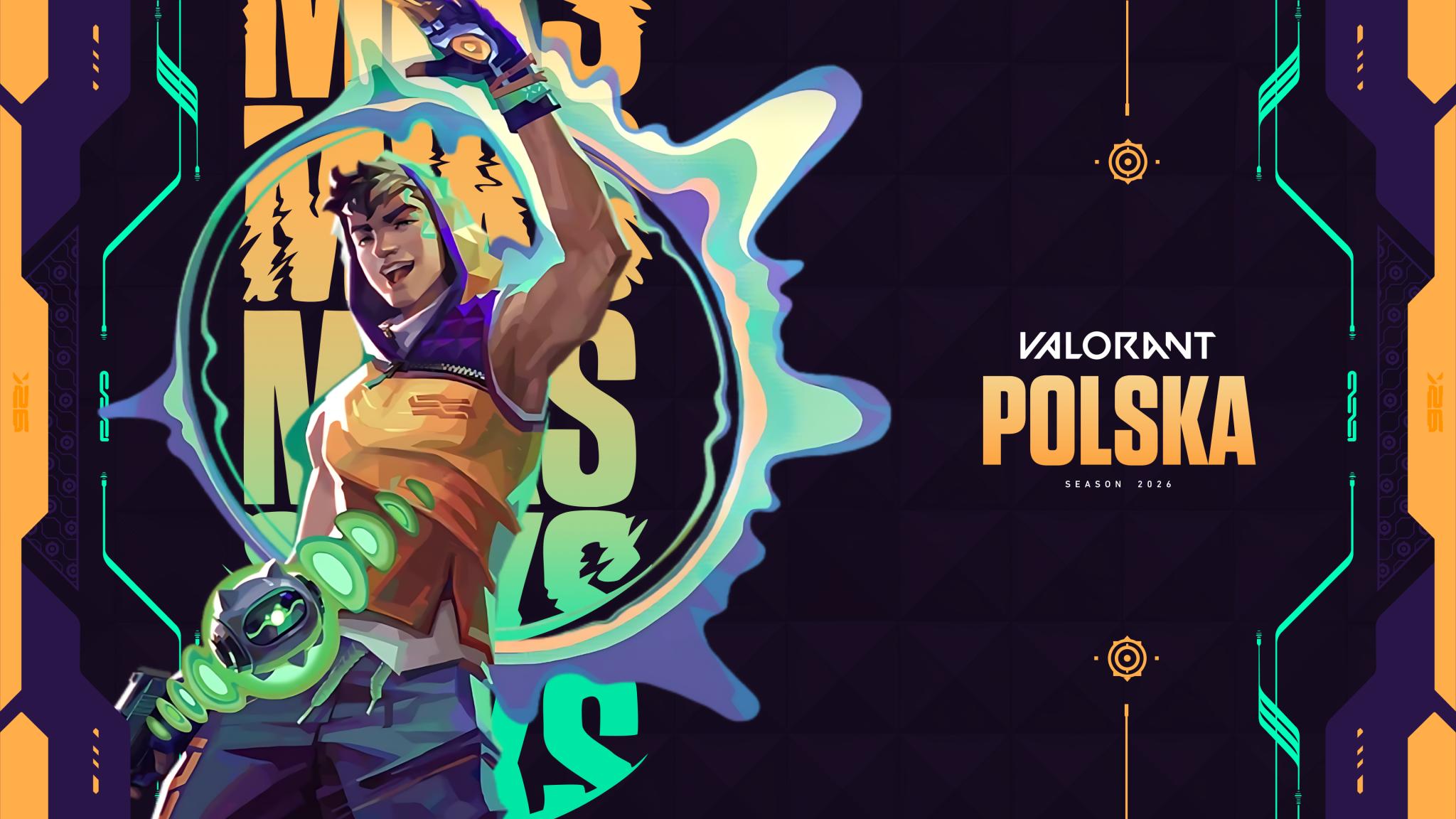 Discovery splash banner for VALORANT Polska Discord server