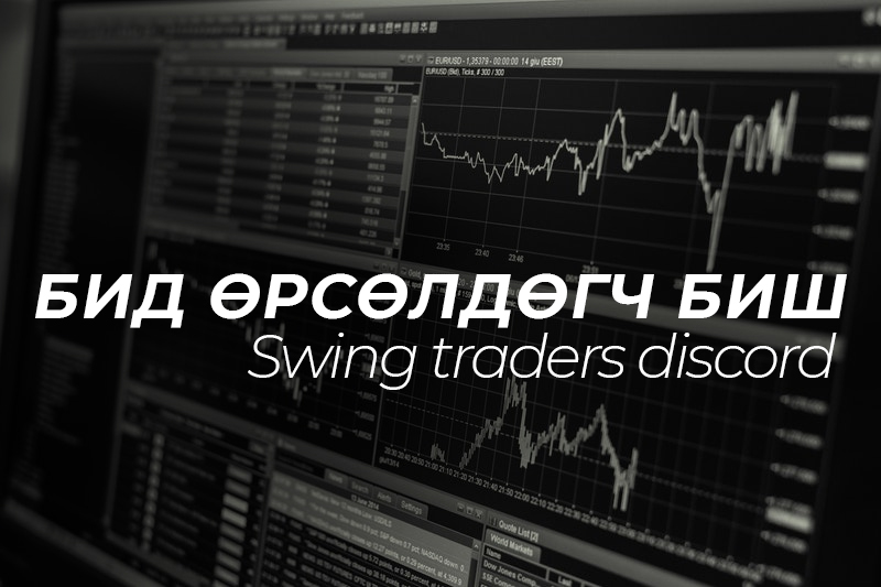 Discovery splash banner for Swing traders Discord server