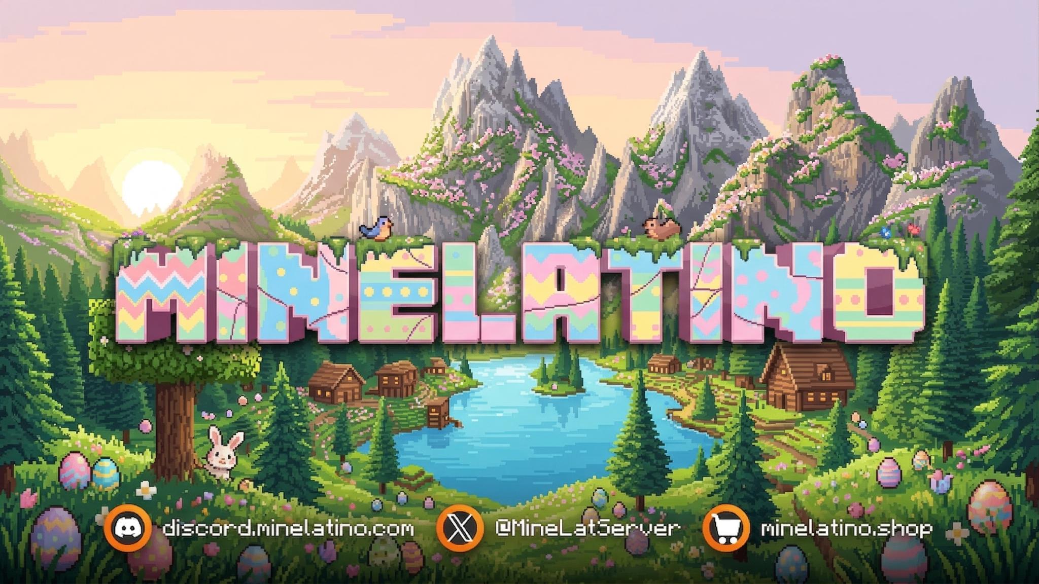 Discovery splash banner for MINELATINO | Servidor de Minecraft Discord server