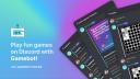 Discovery splash banner for Gamebot Community Discord server