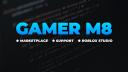 Discovery splash banner for Gamer M8 YT Discord server