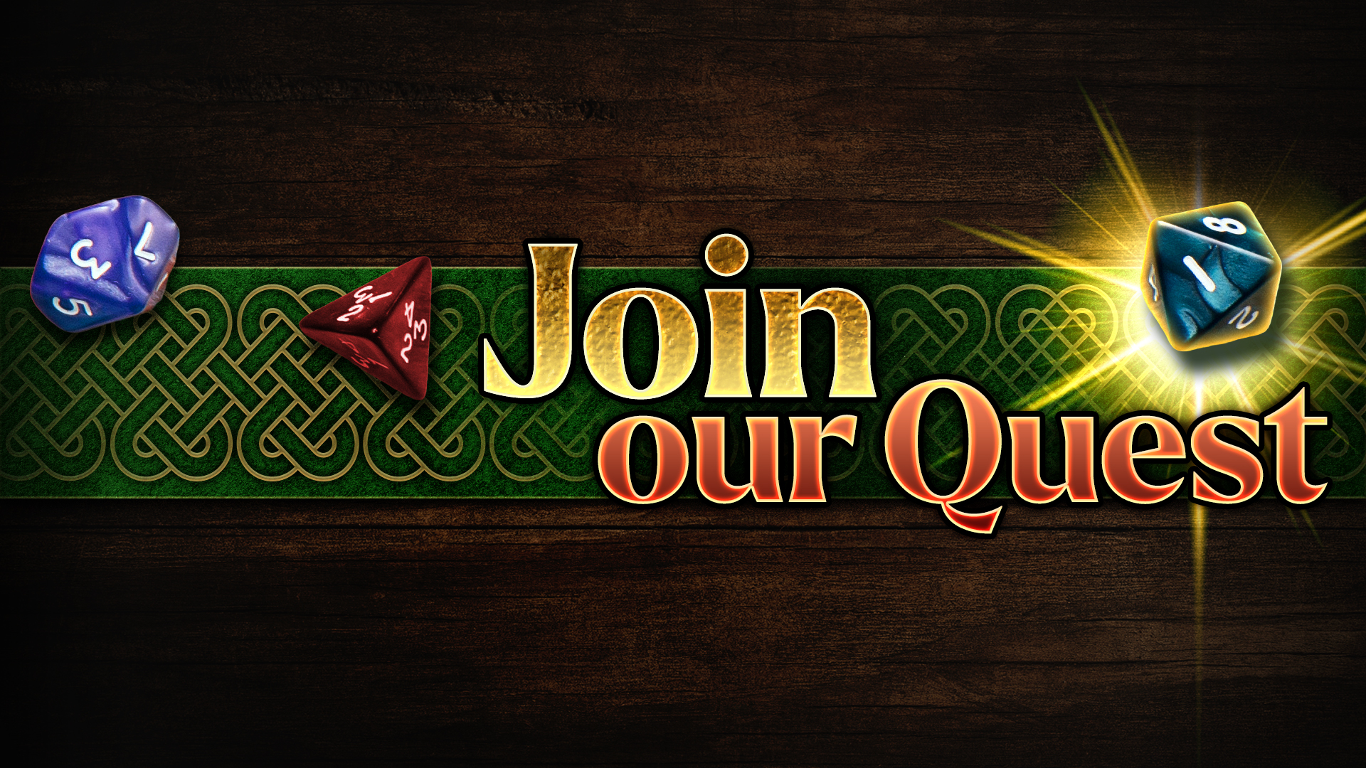 Discovery splash banner for 🍀The Roll & Rest🎲 Discord server