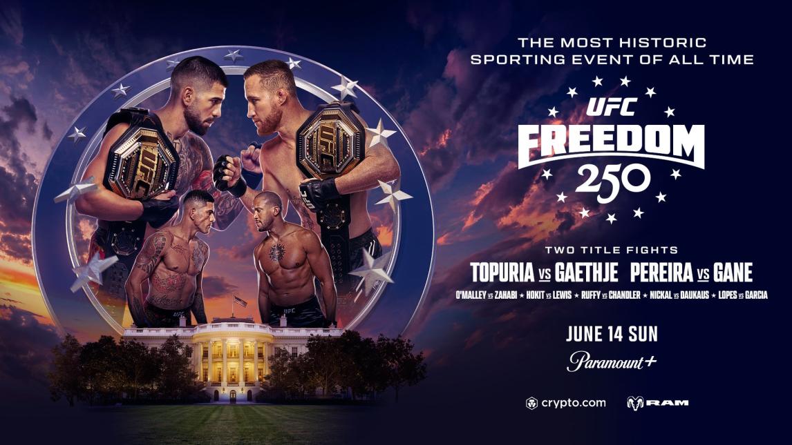 Discovery splash banner for UFC TURKIYE│TOPURIA vs GAETHJE Discord server