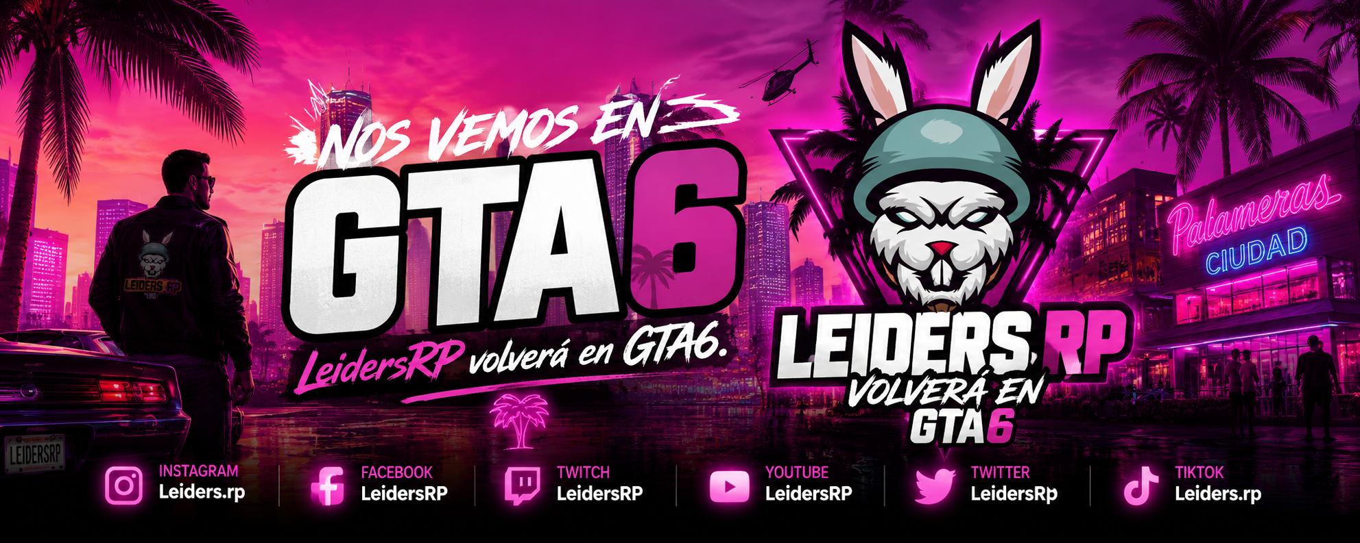 Discovery splash banner for LeidersRP GTA VI™ Discord server