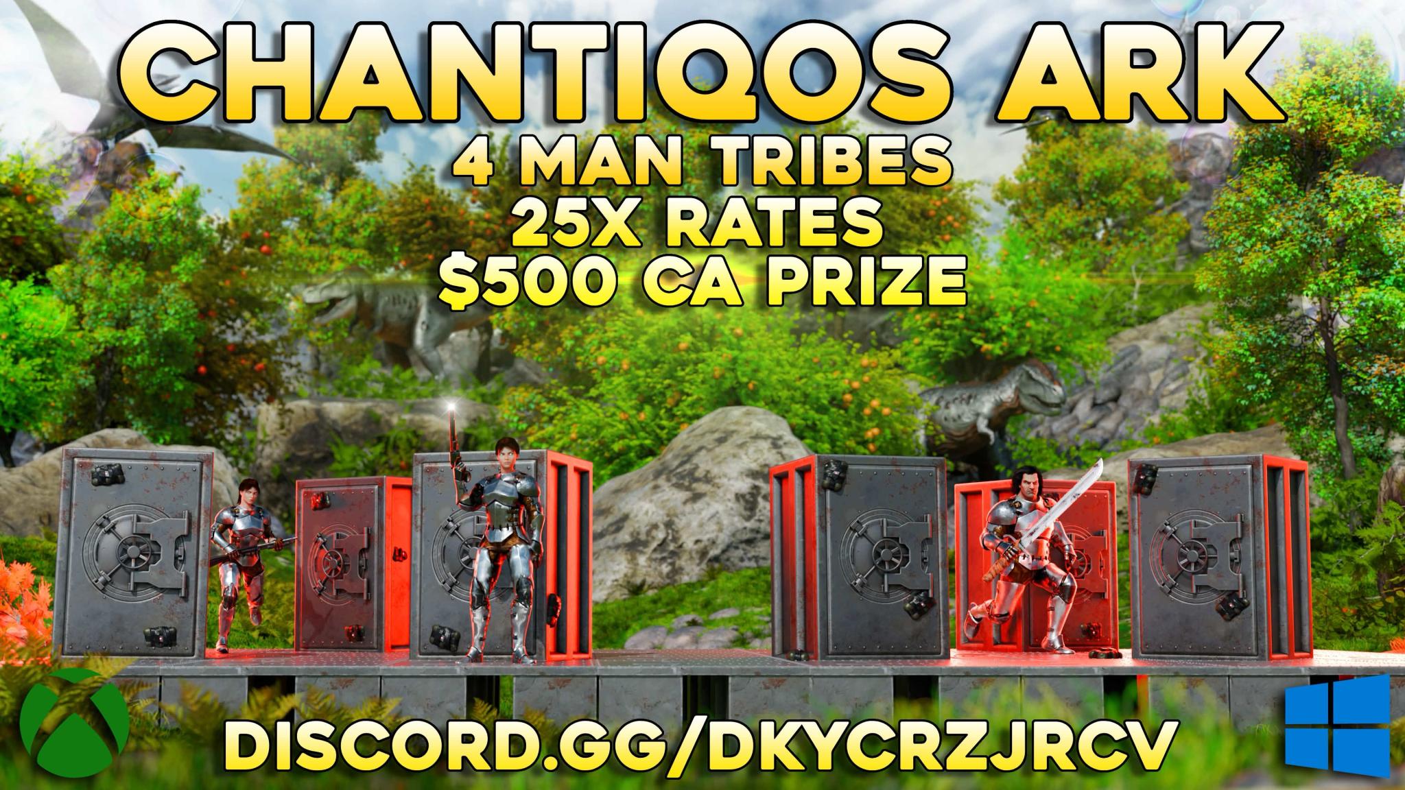 Discovery splash banner for Chantiqo 4 Man | XWIN10 | ASE | WIPES JUNE 9TH Discord server
