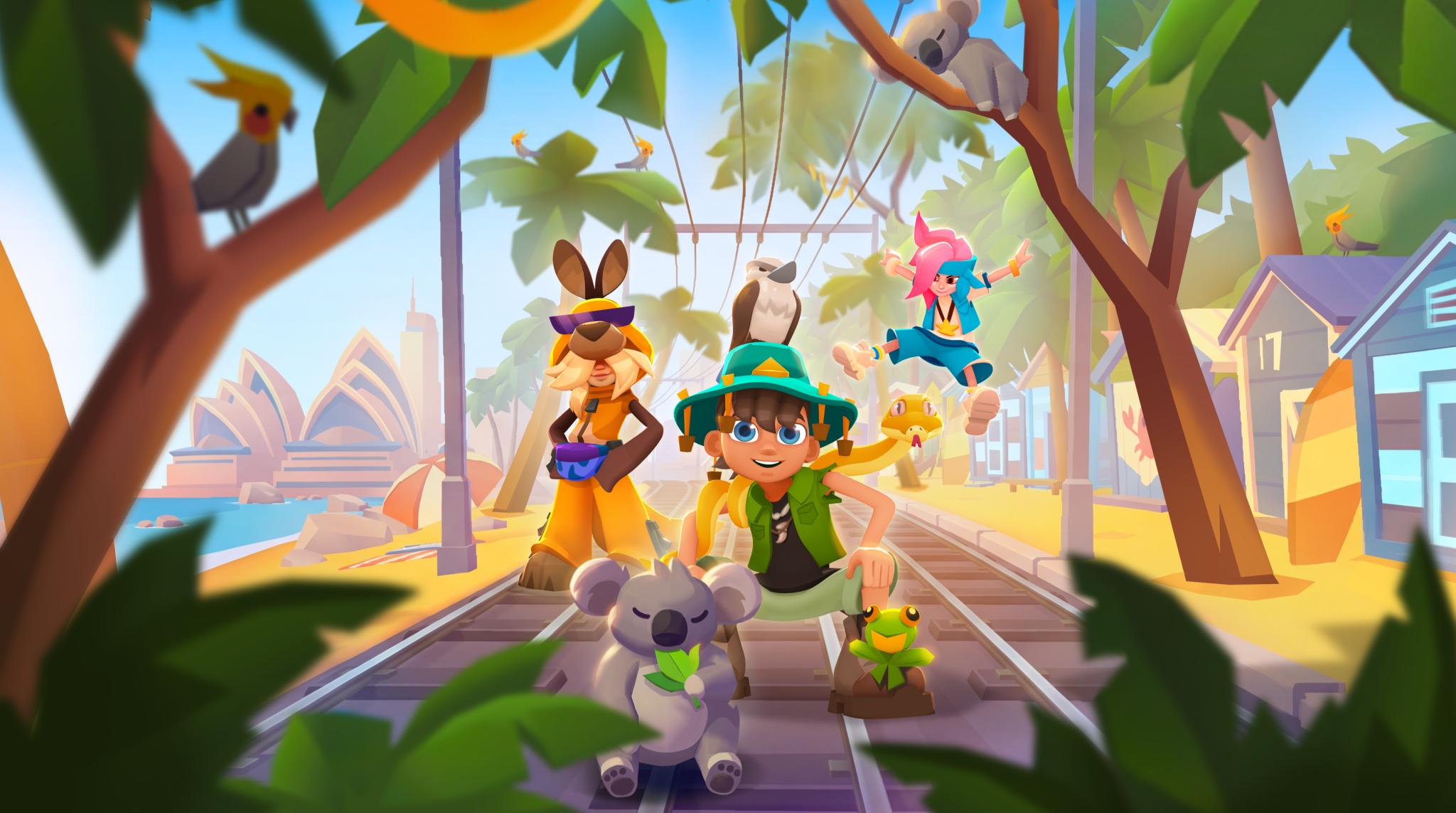 Discovery splash banner for Subway Surfers Discord server