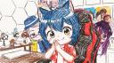 Discovery splash banner for Anime en Panic Flash! Discord server