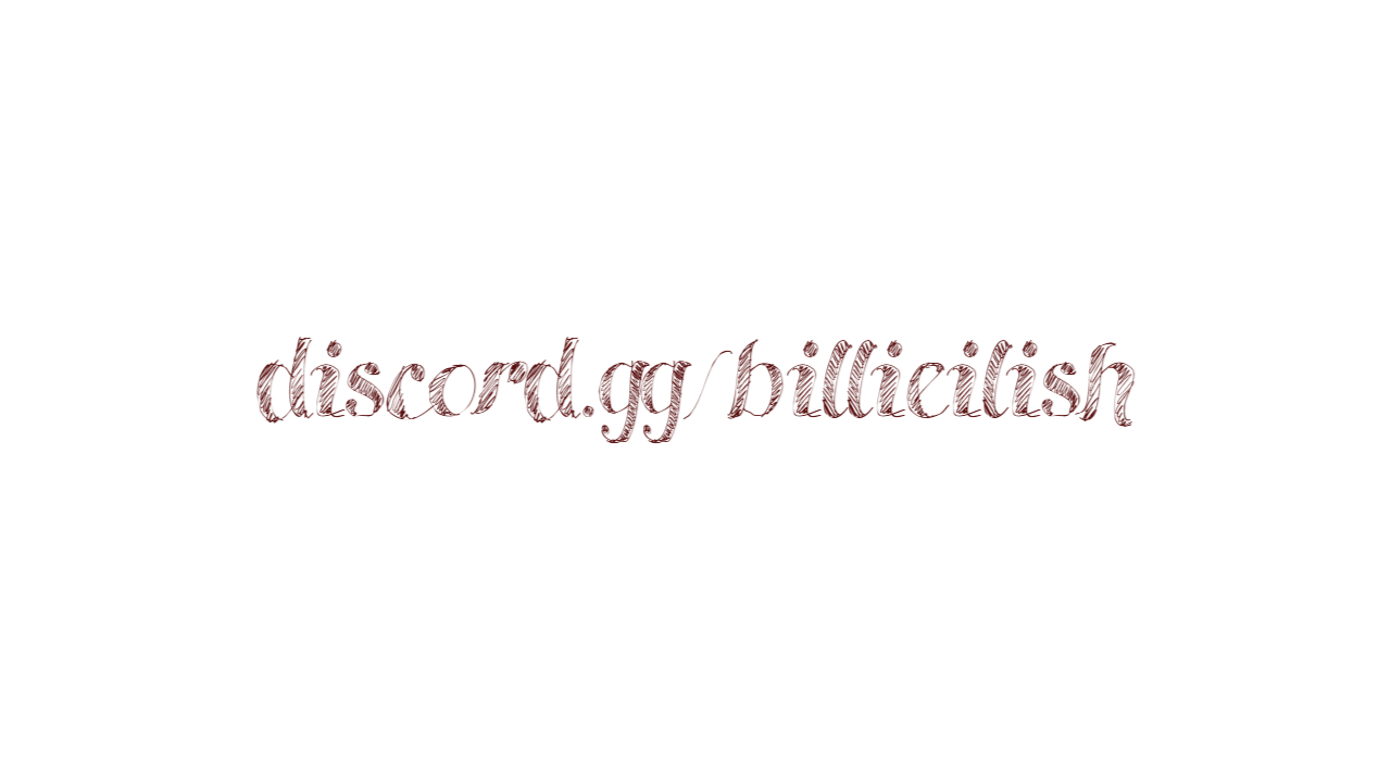 Discovery splash banner for Billie Eilish Discord server