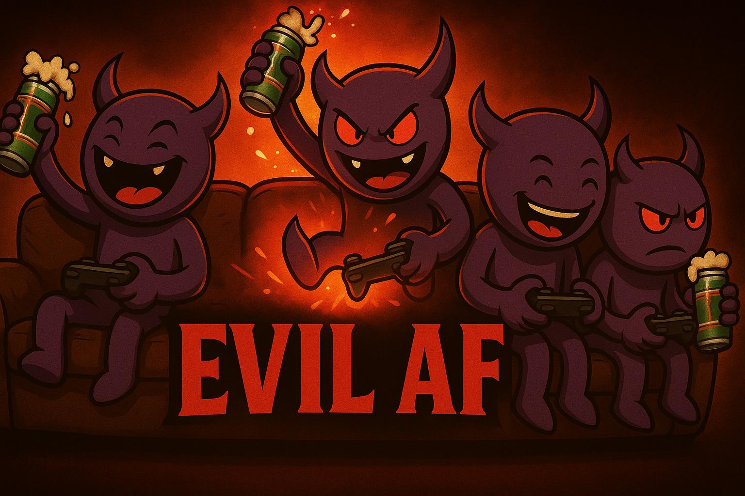 Discovery splash banner for Evil Gaming Discord server