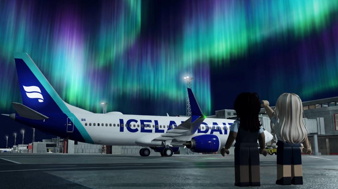 Discovery splash banner for Icelandair Discord server
