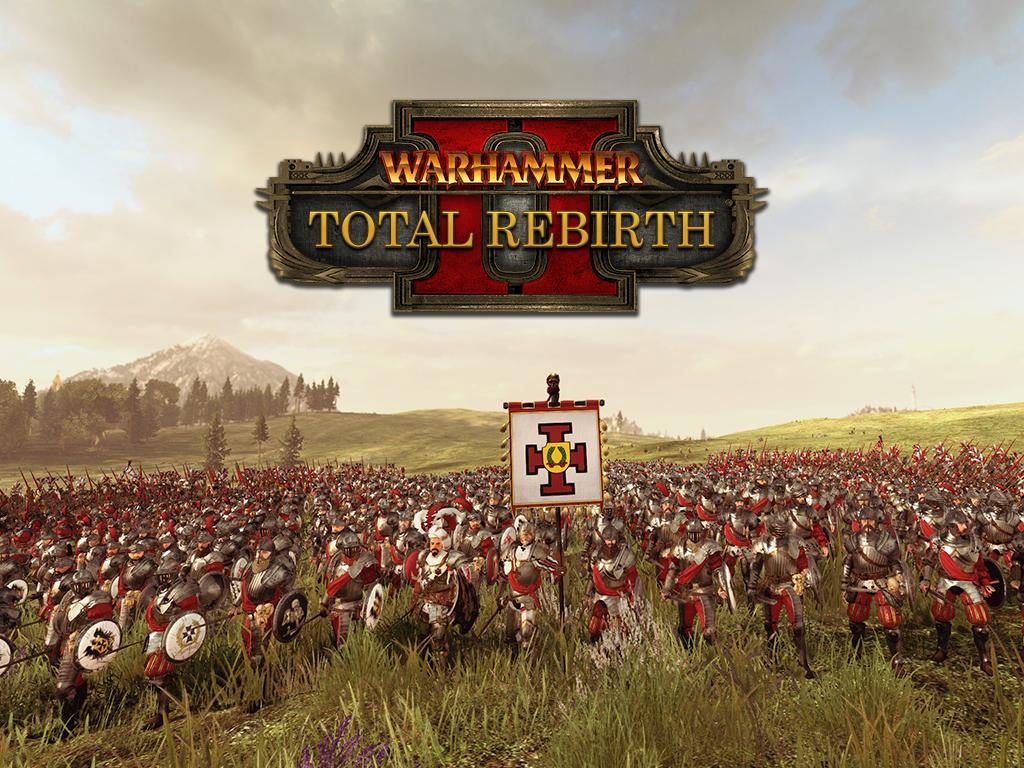 Discovery splash banner for Warhammer: Total Rebirth Discord server